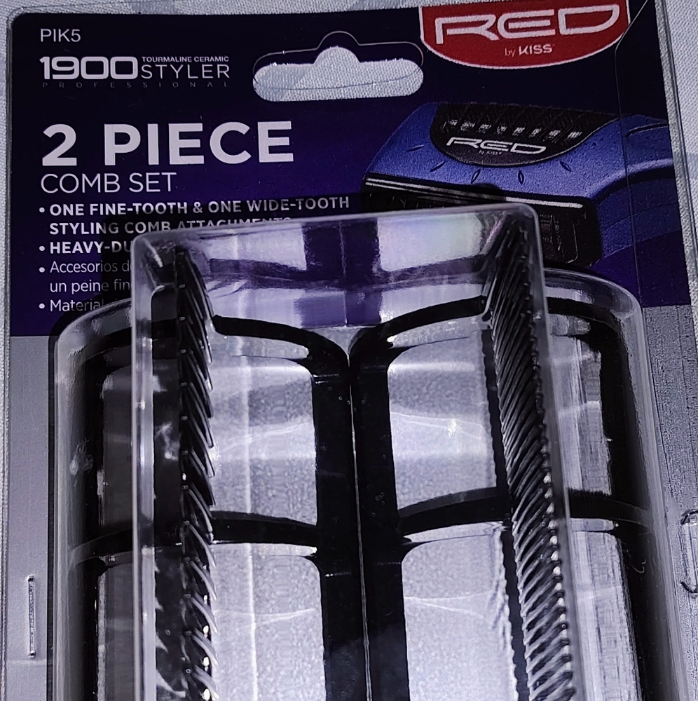 1900 Styler Black Styling Comb Blow Dryer Attachment Set NEW